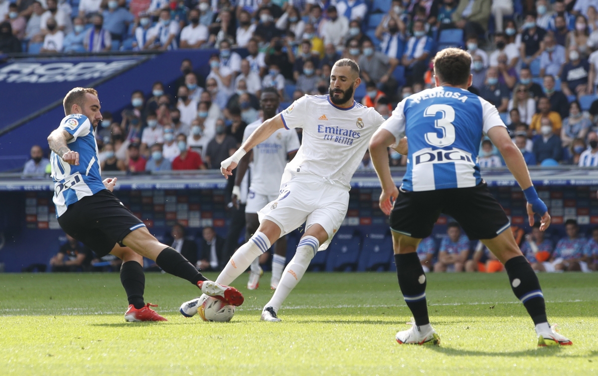 Kết quả bóng đá La Liga vòng 8: Espanyol vs Real Madrid