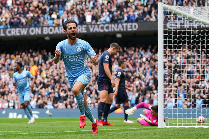 Kết quả bóng đá Ngoại Hạng Anh vòng 8: Man City 2-0 Burnley 