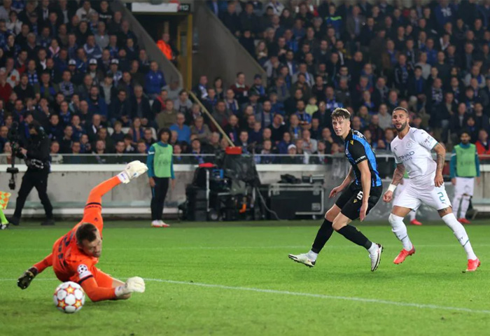 Kết quả Club Brugge vs Man City