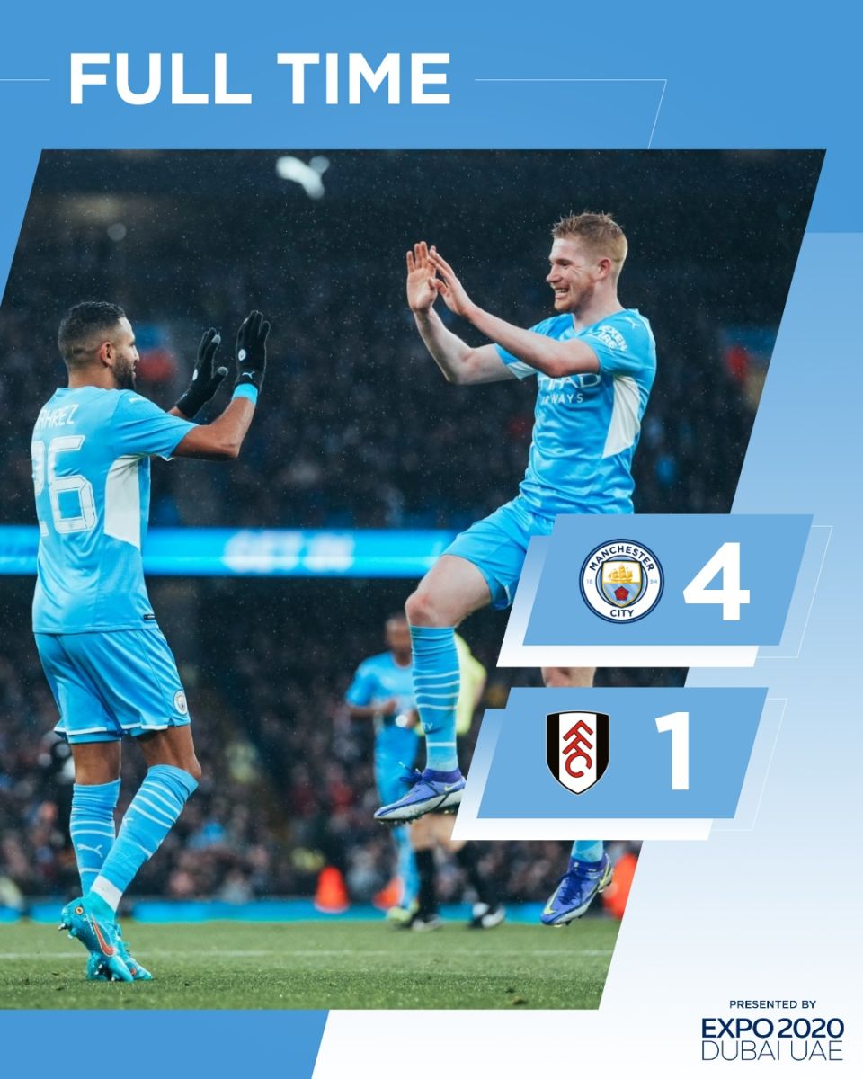 Man City hạ đẹp Fulham