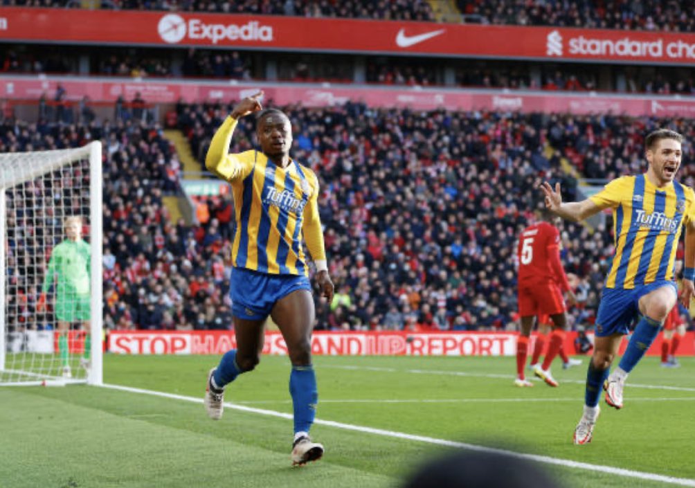 Kết quả Liverpool 4-1 Shrewsbury Town