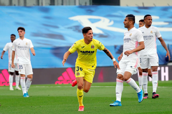 Real Madrid 1-2 Villarreal