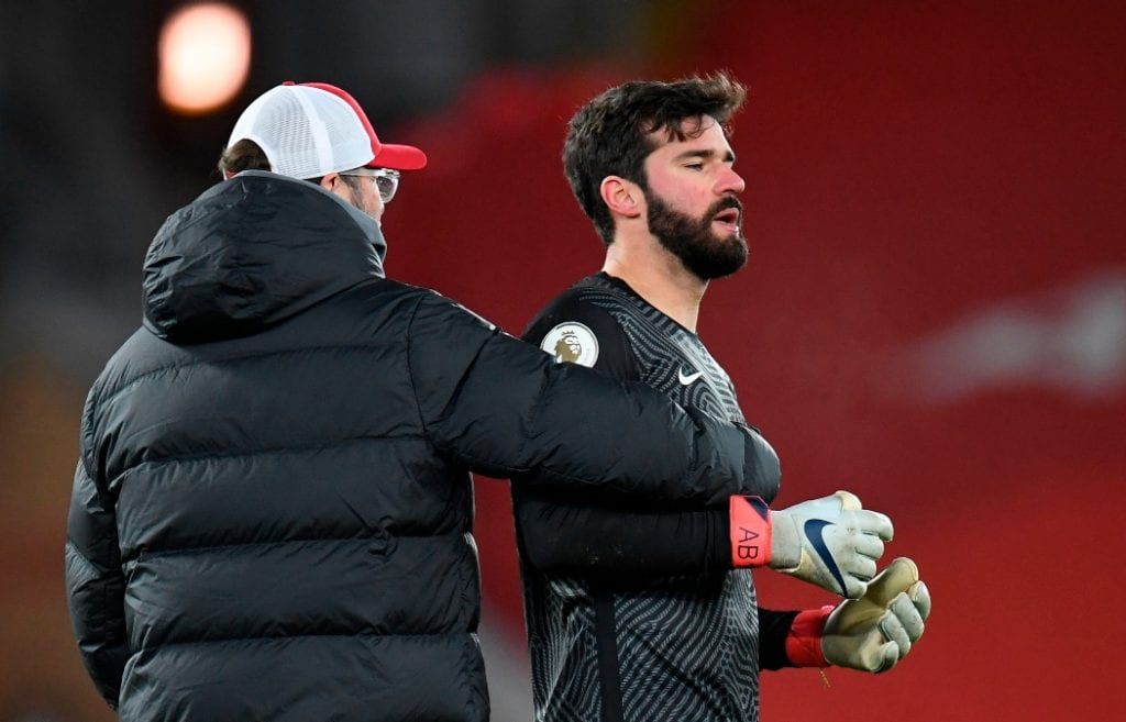 klopp alisson