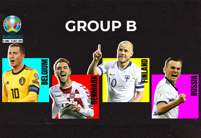 Lịch thi đấu bảng B Euro 2020