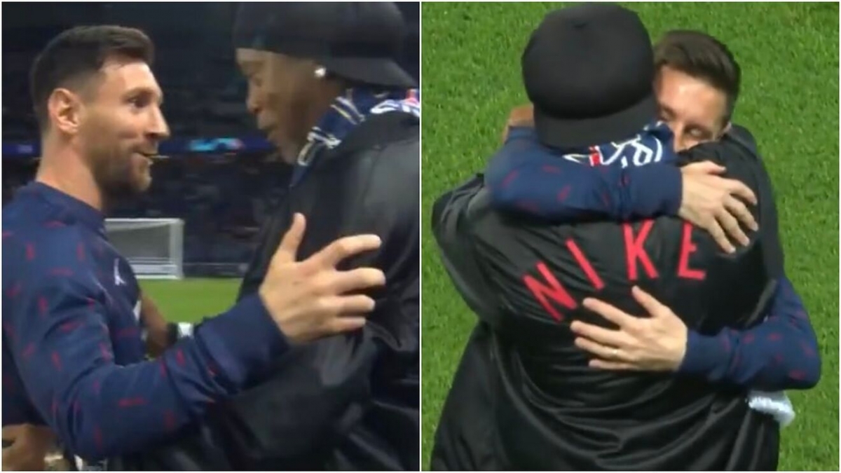 Messi gặp lại Ronaldinho