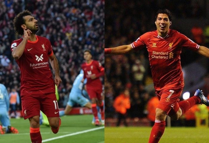 Luis Suarez vs Mohamed Salah