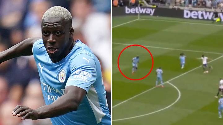 Vị trí lỗi của Benjamin Mendy trong bàn thua của Man City Vị trí lỗi của Benjamin Mendy trong bàn thua của Man City