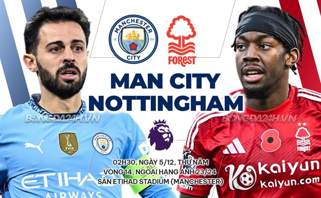Man City đối mặt với Nottingham Forest Lội ngược dòng hay tiếp tục sảy chân?