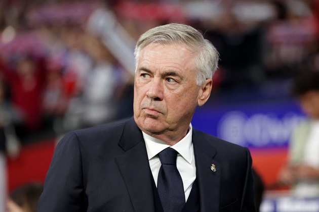 Bất đồng quan điểm giữa HLV Ancelotti và BLĐ Real Madrid về vấn đề chuyển nhượng