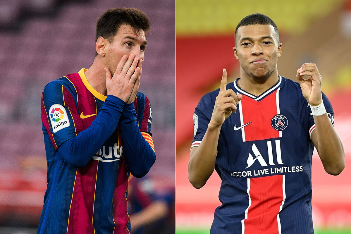 Mbappe -  Messi