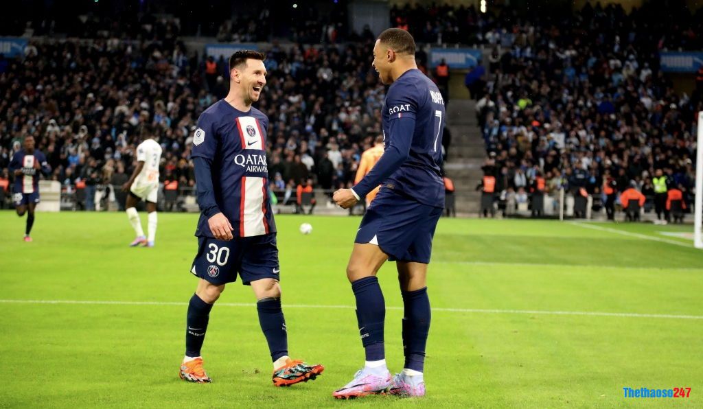 PSG, Messi, Mbappe