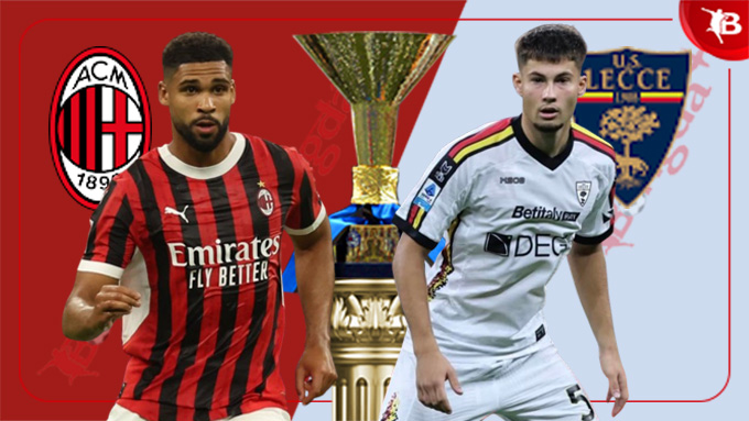 Milan đánh bại Lecce để củng cố vị trí thứ 7 trên BXH Serie A