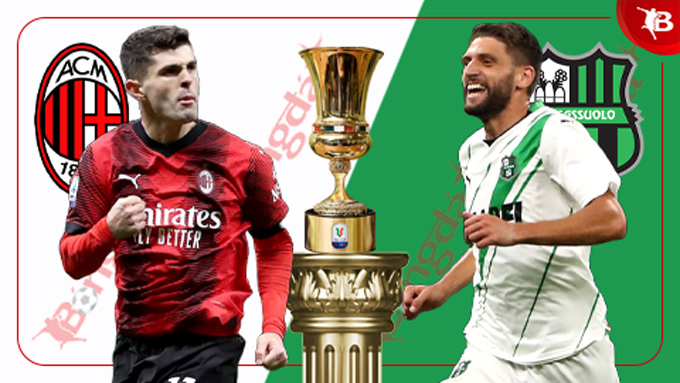Milan Tiếp Đón Đối Thủ Serie B Sassuolo Trong Trận Tái Đấu Cúp Quốc Gia Italia