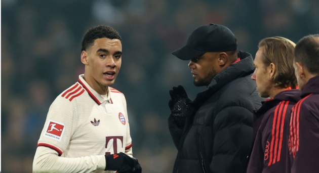 Jamal Musiala Cầu thủ quan trọng không thể thiếu của Bayern Munich, theo lời Vincent Kompany