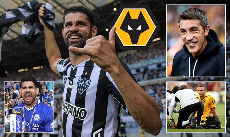 Diego Costa cũng đang tiến rất gần đến Wolves 
