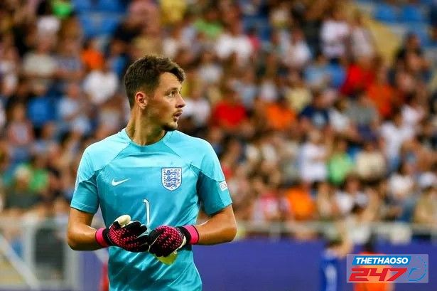 James Trafford trong màu áo U21 Anh