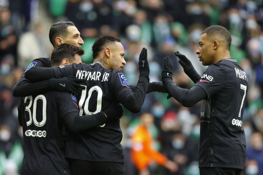 St-Etienne 1-3 PSG Neymar gãy chân 