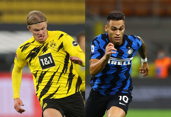 Erling Haaland Lautaro Martinez