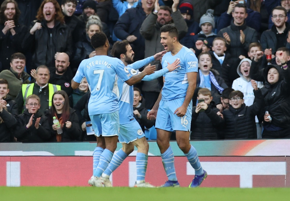 Kết quả Man City 3-0 Everton