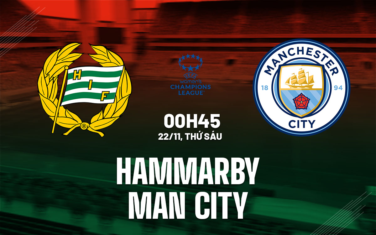 Đẳng cấp vượt trội Manchester City tự tin giành chiến thắng trước Hammarby trong cuộc đối đầu tại Champions League