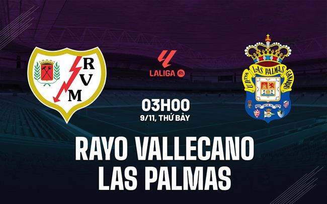 Rayo Vallecano vs Las Palmas Kèo Trên Thượng Phong, Khó Cản Chủ Nhà