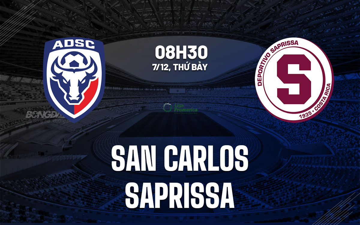 Cục diện căng thẳng khi San Carlos tiếp Saprissa trong trận bán kết lượt đi giải bóng đá Costa Rica