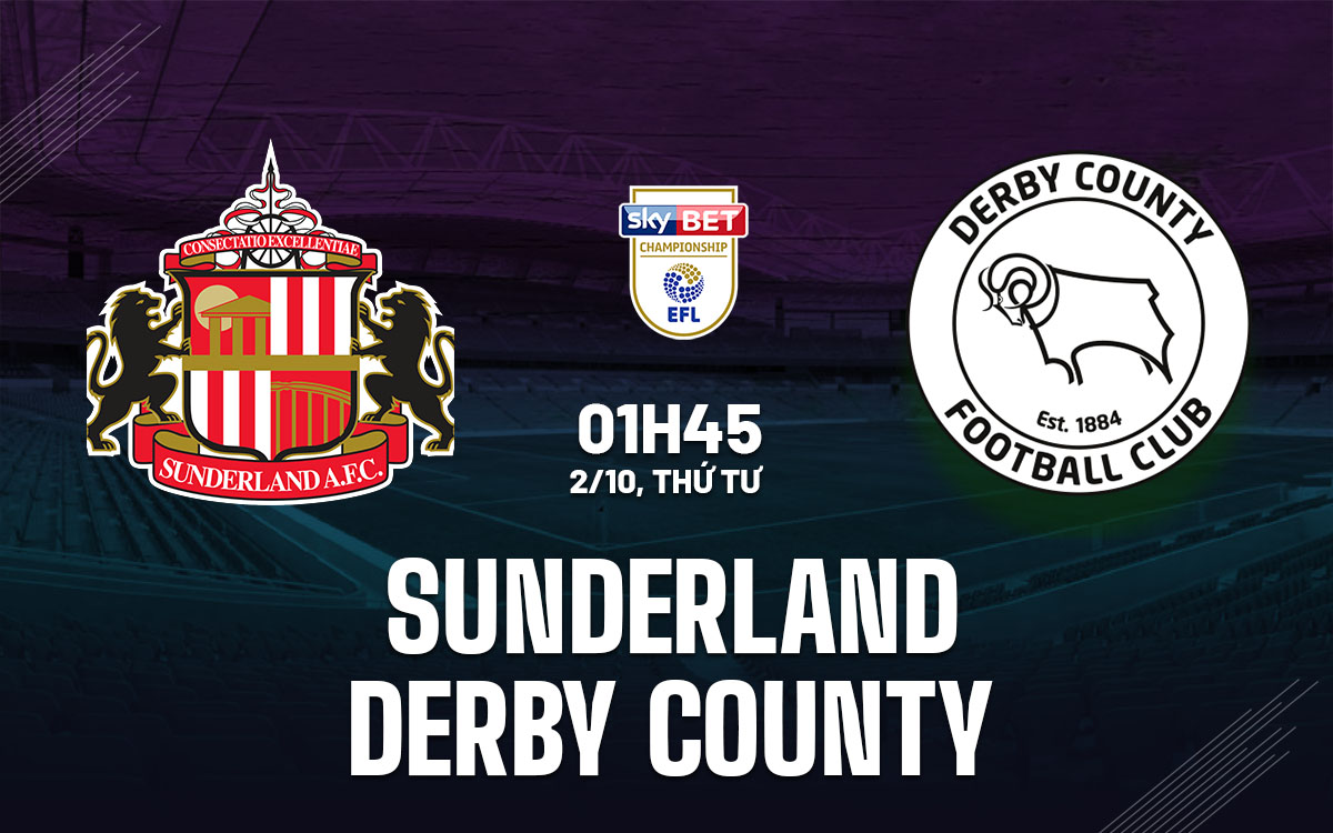 Sunderland Sẵn Sàng Thử Thách Tân Binh Derby County Trên Sân Nhà