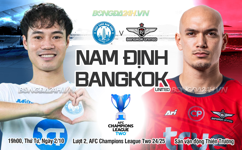 Cuộc chiến quyết tử trên sân Thiên Trường: Nam Định đối đầu Bangkok United