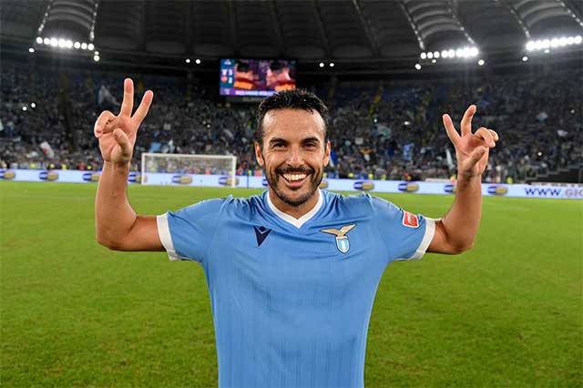 Pedro, lão tướng không thể thiếu của Lazio tại đấu trường châu lục