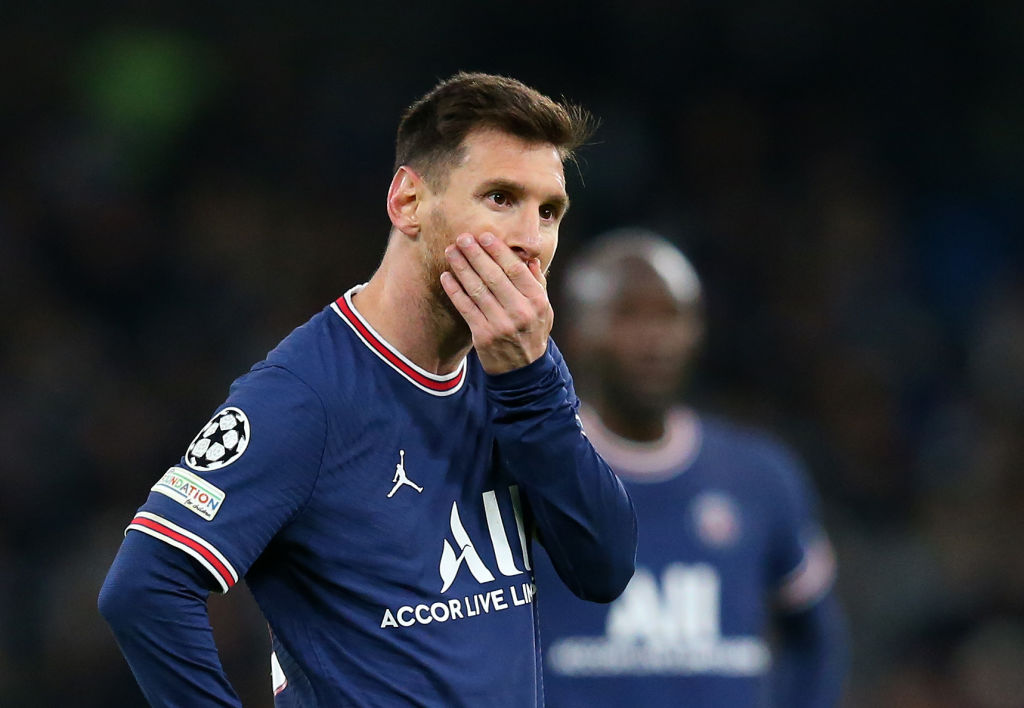 Man City 2-1 PSG Messi 