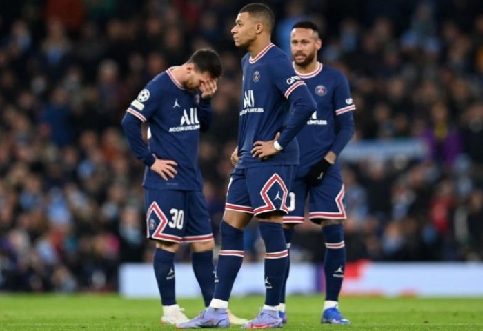 Man City 2-1 PSG Messi 