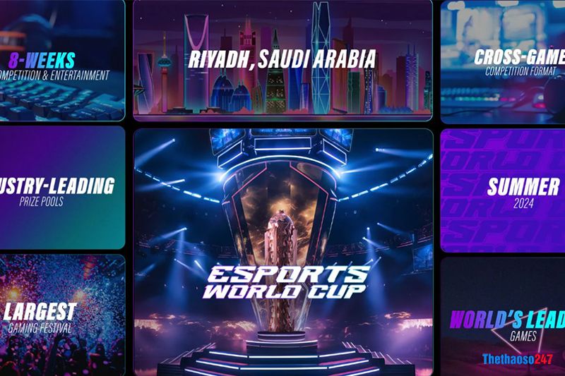 Riot Games sẽ tổ chức giải đấu Esports World Cup vào năm 2024
