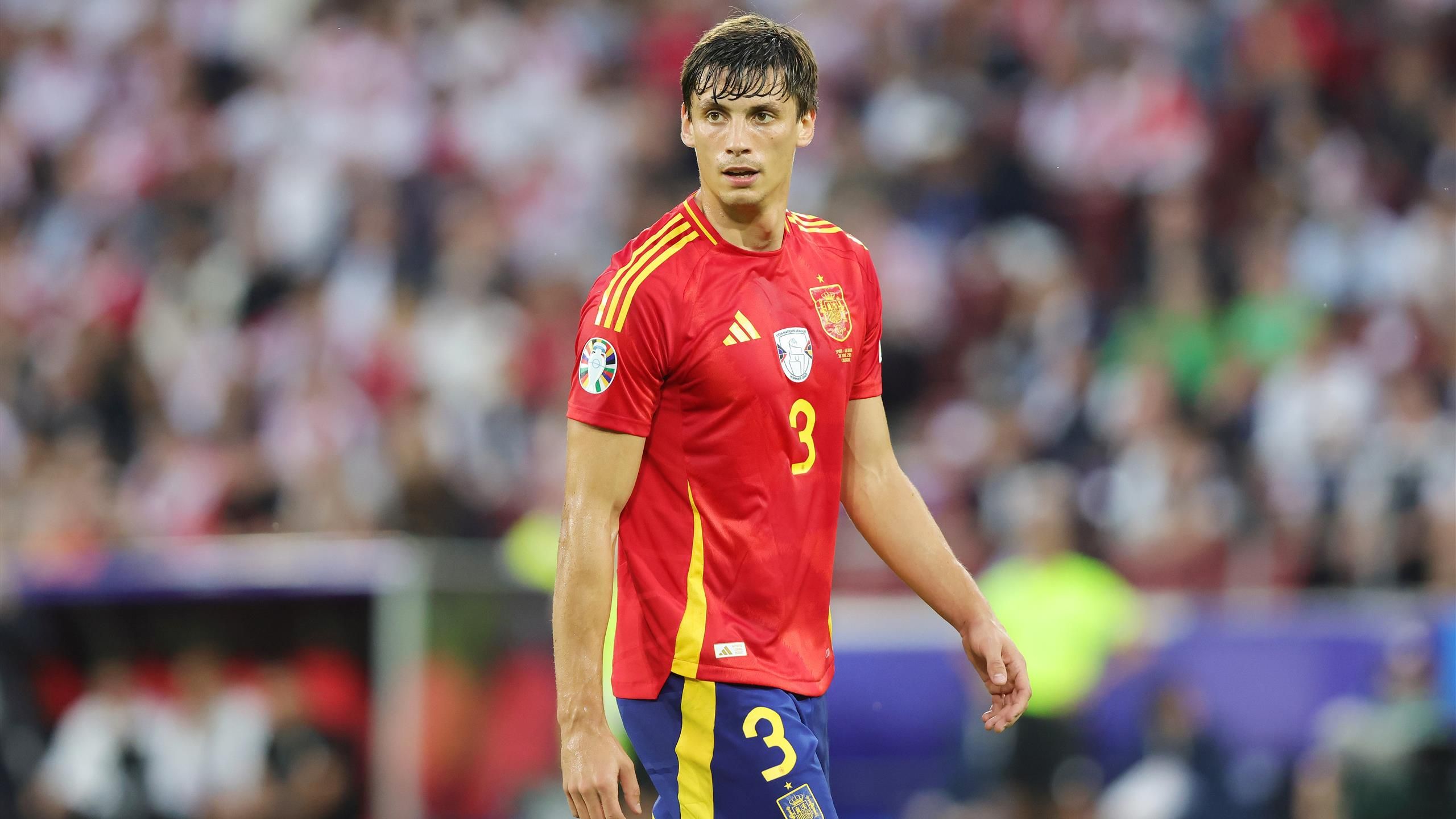 Từ chối áo tuyển Pháp, Robin Le Normand đăng quang cùng Tây Ban Nha tại Euro 2024