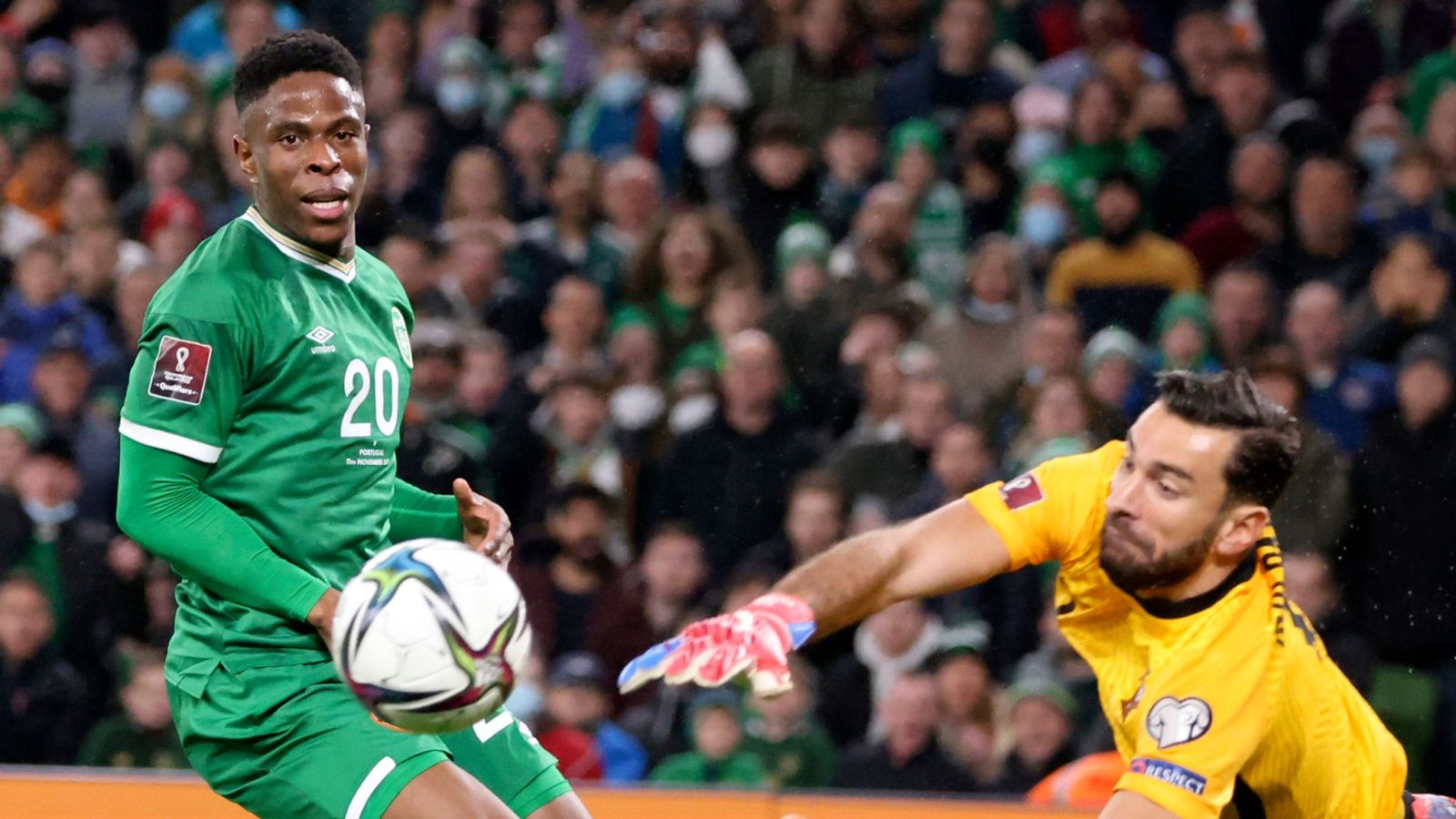 Kết quả Ireland vs Bồ Đào Nha