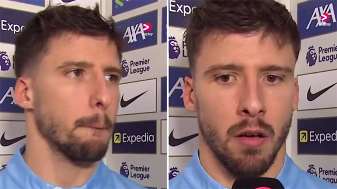 Man City sa sút: Dias phản ứng gay gắt khi bị hỏi về cách đội ứng phó với thất bại