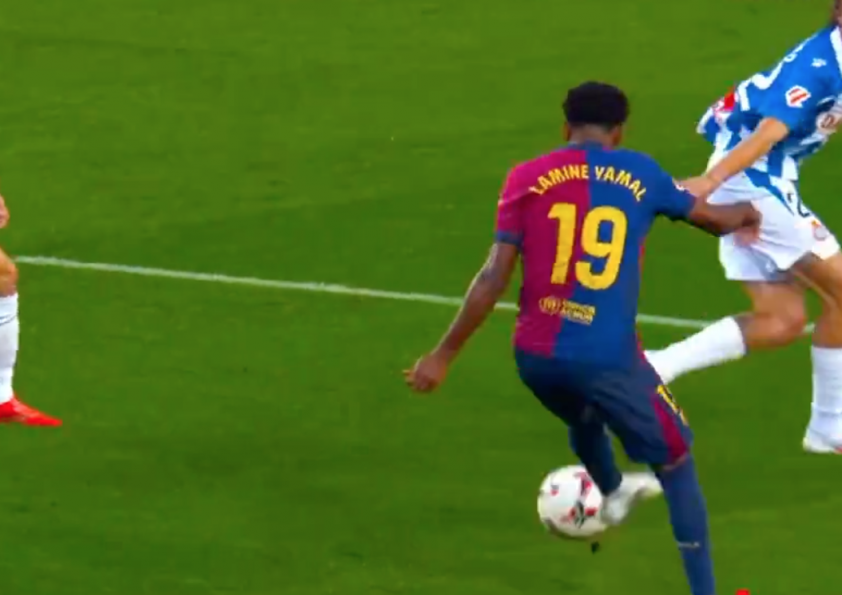 Lamine Yamal tỏa sáng với kiến tạo tuyệt vời giúp Barca có chiến thắng trước Espanyol