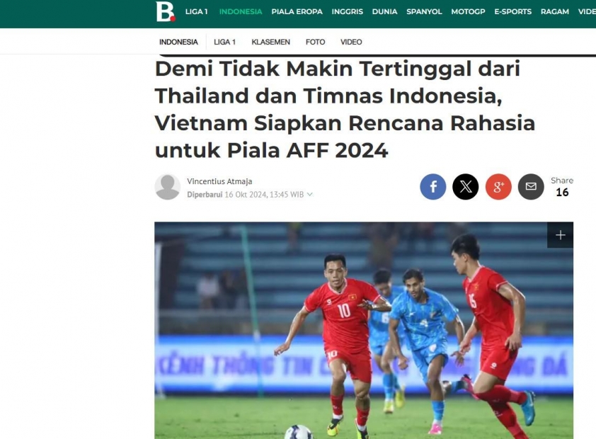 ĐT Việt Nam bí mật chuẩn bị cho AFF Cup 2024, báo Indonesia cảnh giác