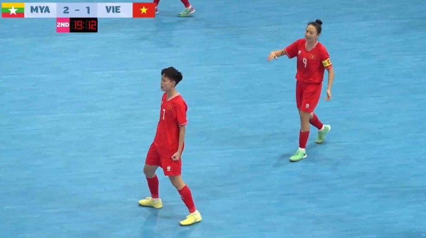 ĐT Futsal Nữ Việt Nam Rung Lưới Myanmar 5-2 Để Khởi Đầu Giải Futsal Đông Nam Á 2024