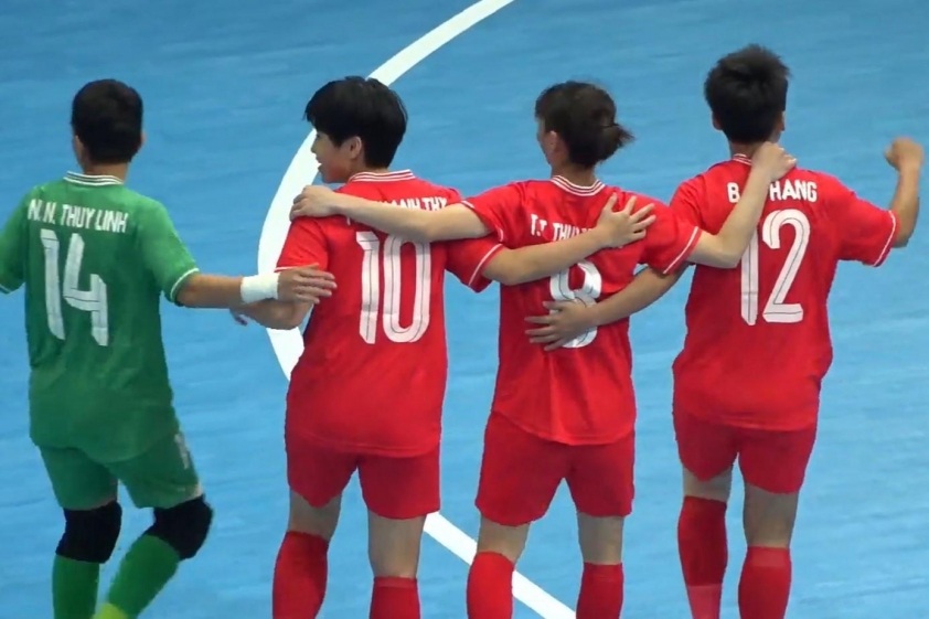 ĐT Futsal Nữ Việt Nam Rung Lưới Myanmar 5-2 Để Khởi Đầu Giải Futsal Đông Nam Á 2024