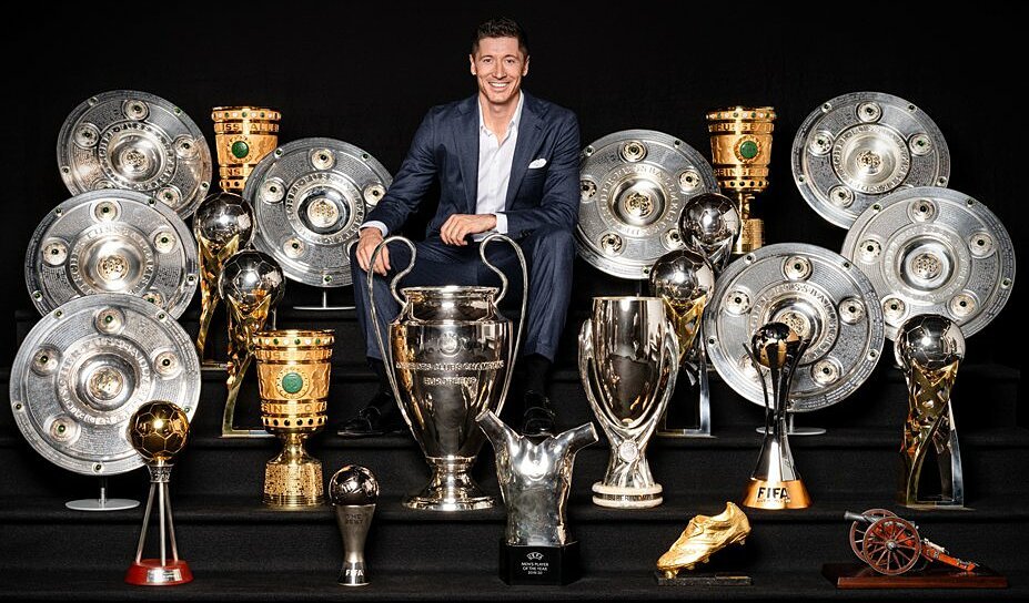 Tiền đạo người Ba Lan đã gặt hái được vô số thành công tại Bayern 