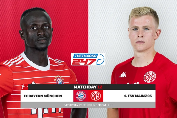 Soi kèo Bayern Munich vs Mainz 05 Soi kèo Bayern Munich vs Mainz 05