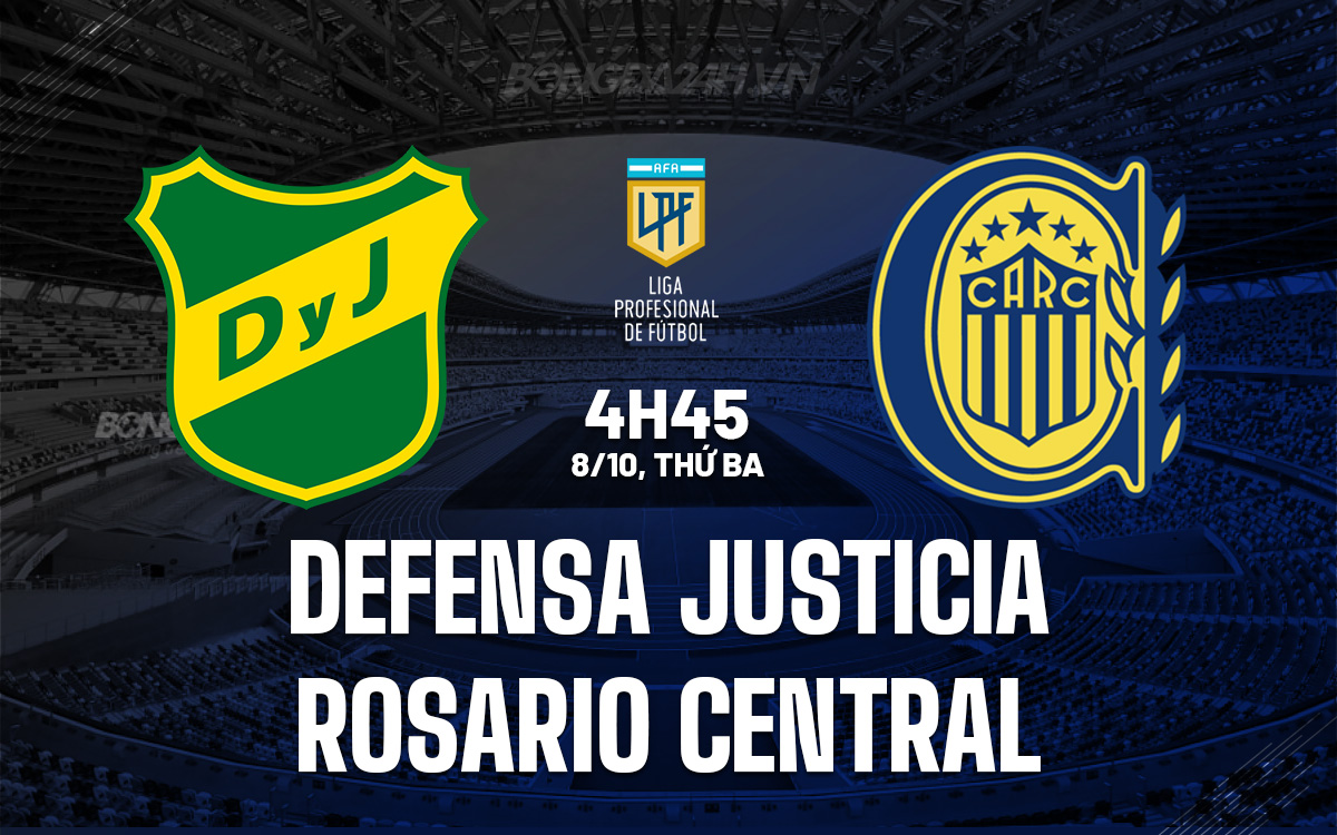 Defensa Justicia Sẵn Sàng Đối Đầu Với Rosario Central Trên Sân Nhà