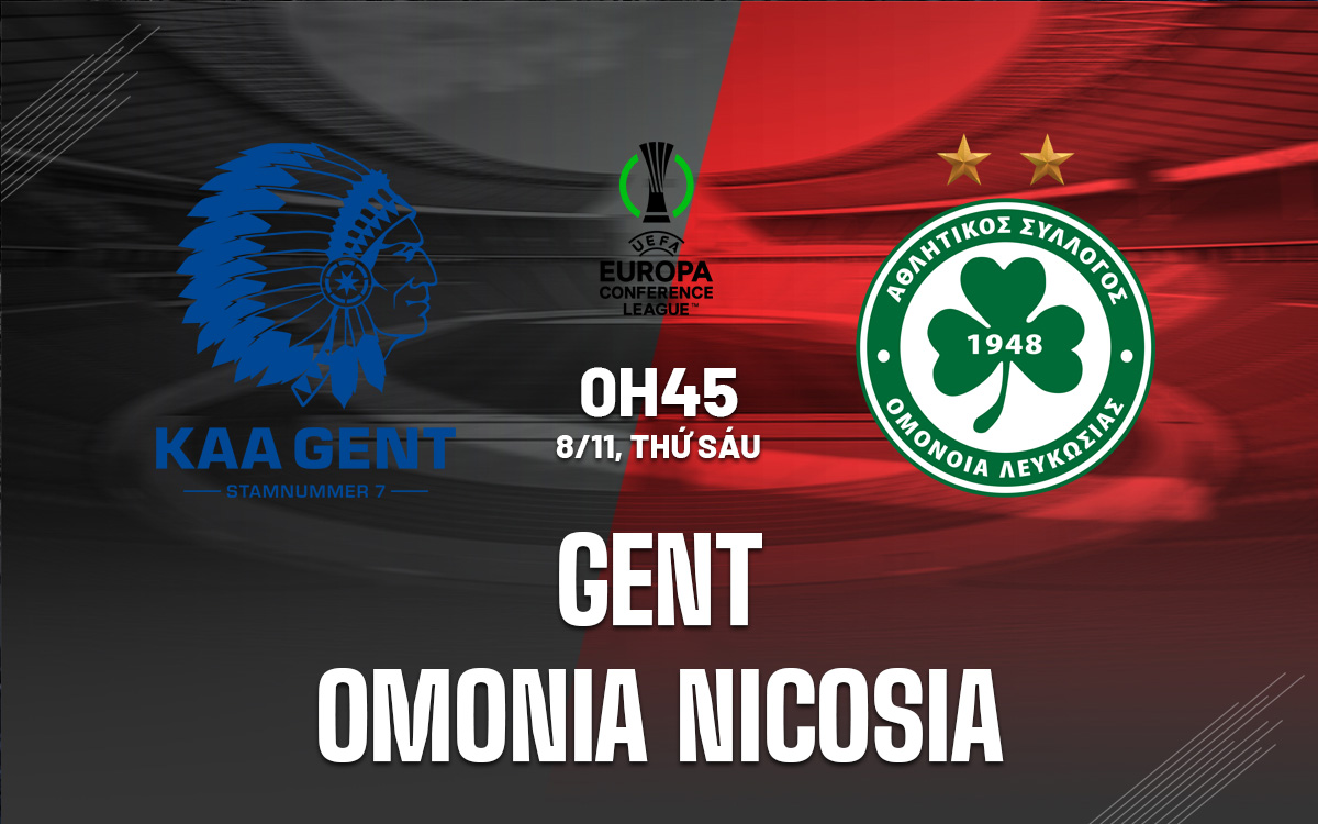 Trận Chiến Rực Lửa tại Conference League: Gent Tiếp Đón Omonia Nicosia với Quyết Tâm Trả Thù
