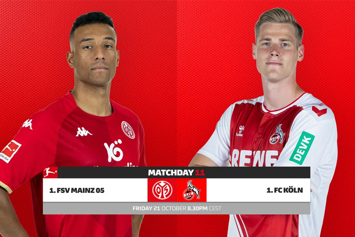 Soi kèo Mainz 05 vs Koln Soi kèo Mainz 05 vs Koln