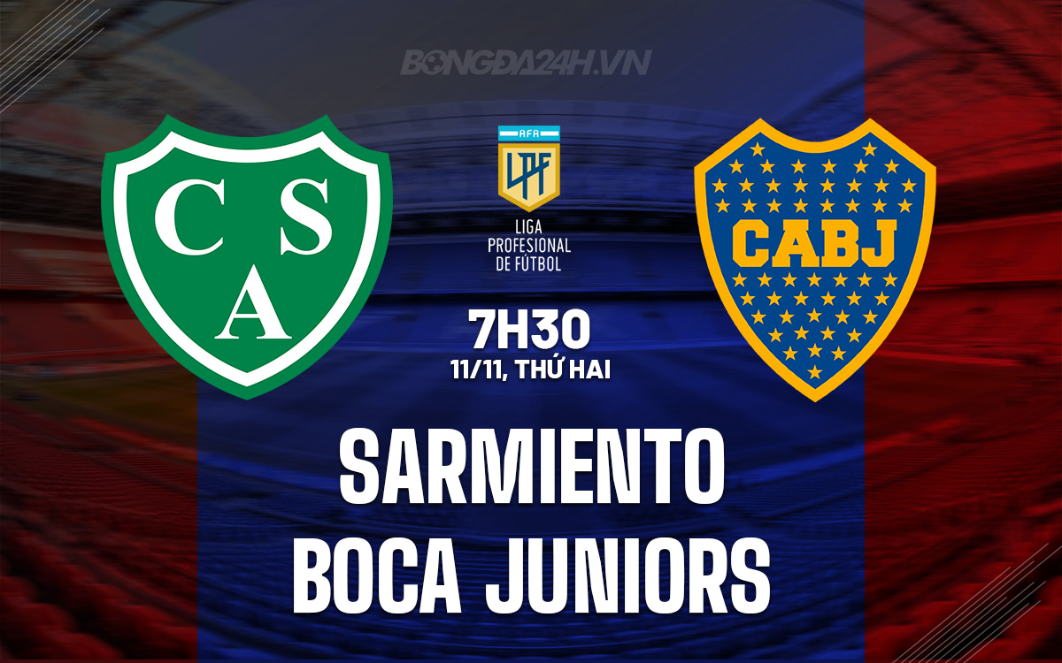 Boca Juniors đặt mục tiêu giành vé Copa Libertadores khi đối đầu với Sarmiento