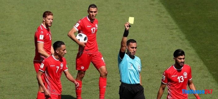 Soi kèo thẻ vàng Đan Mạch vs Tunisia