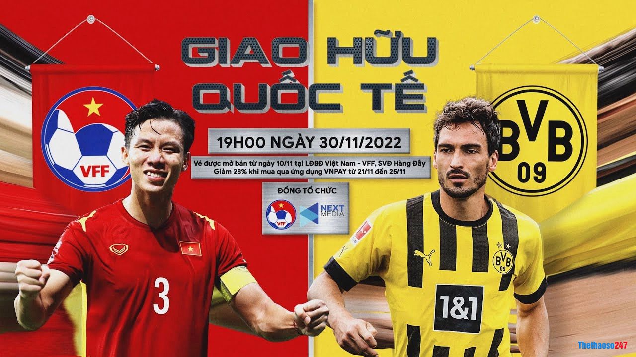 Soi kèo Việt Nam vs Dortmund
