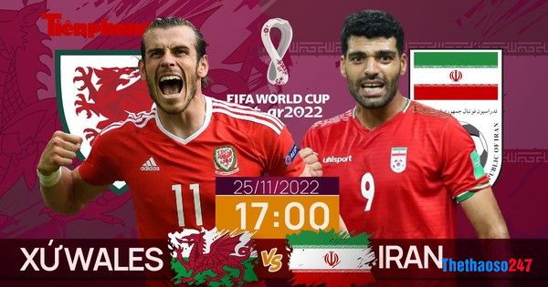 Soi kèo Xứ Wales vs Iran