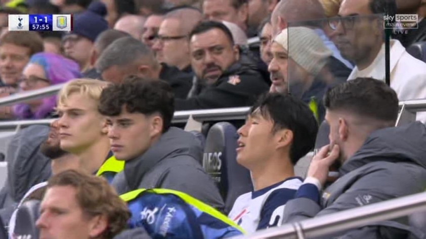 Son Heung-min bộc phát sự tức giận khi bị thay ra, thể hiện rõ sự bất đồng quan điểm với huấn luyện viên