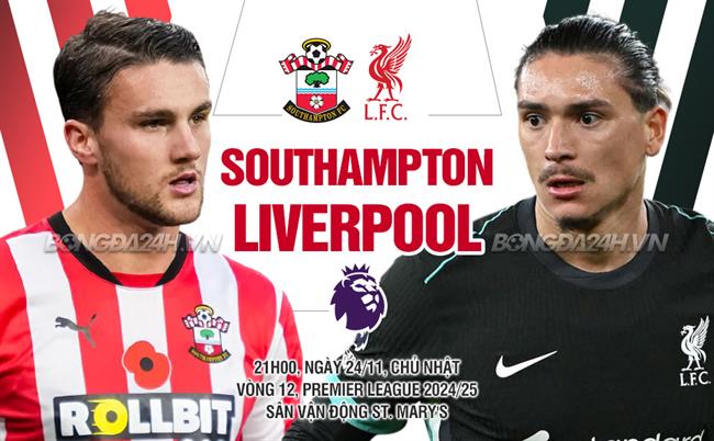 Liverpool đối đầu Southampton Cuộc chiến giữa đỉnh cao và chơ vơ